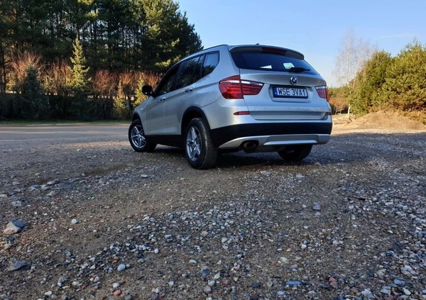 BMW X3 cena 49900 przebieg: 137000, rok produkcji 2011 z Trzciel małe 407